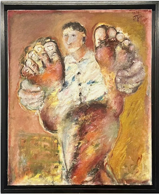 Hanefi Yeter imzalı tablo — Yağlı Boya, 60×50 cm, 265.000 TL müzayede satışı