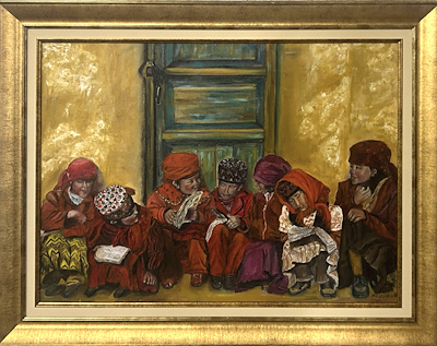 Nazmiye Ünal imzalı tablo — Yağlı Boya, 50×70 cm, 4.000 TL müzayede satışı