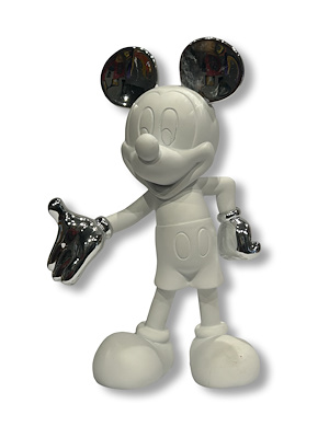 Mickey Welcome After imzalı tablo, 2.000 TL müzayede satışı