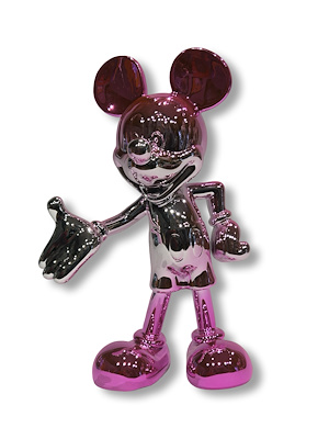 Mickey Welcome After imzalı tablo, 2.500 TL müzayede satışı