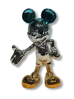 Mickey Welcome After imzalı tablo, 2.500 TL müzayede satışı