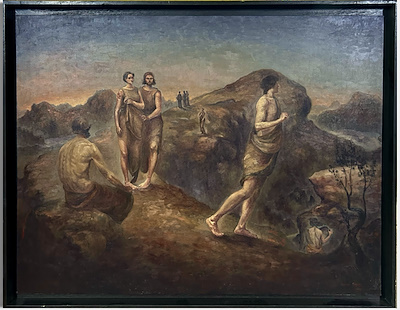 Hasan Baykuş imzalı tablo — Yağlı Boya, 90×120 cm, 21.000 TL müzayede satışı