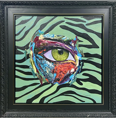 Züleyha İnan imzalı tablo — Yağlı Boya, 100×100 cm, 17.000 TL müzayede satışı