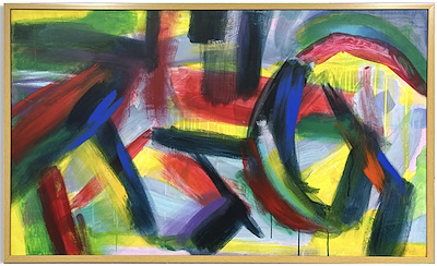 Atilla Eşen imzalı tablo — Akrilik Boya, 70×125 cm, 6.000 TL müzayede satışı