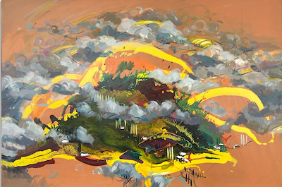 Ekrem Kutlu imzalı tablo — Yağlı Boya, 100×150 cm, 18.000 TL müzayede satışı