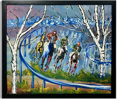 Nejat Özbay imzalı tablo — Yağlı Boya, 50×60 cm, 2.500 TL müzayede satışı