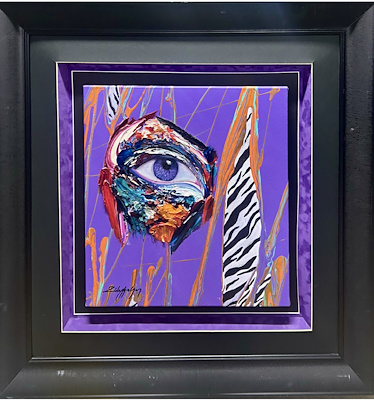 Züleyha İnan imzalı tablo — Yağlı Boya, 52×47 cm, 9.000 TL müzayede satışı