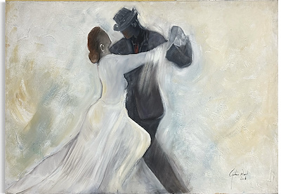 Gülçin Anıl imzalı tablo — Yağlı Boya, 100×150 cm, 19.000 TL müzayede satışı