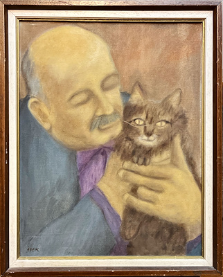 İpek Tekil imzalı tablo — Yağlı Boya, 45×35 cm, 2.000 TL müzayede satışı