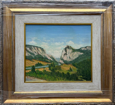 Hakkı İnan imzalı tablo — Yağlı Boya, 24×26 cm, 8.000 TL müzayede satışı