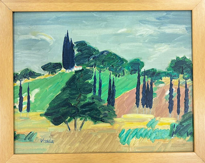 Veysel Günay imzalı tablo — Yağlı Boya, 49×39 cm, 17.000 TL müzayede satışı