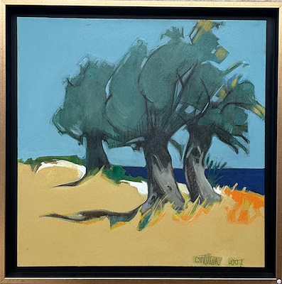 Osman Akbay imzalı tablo — Akrilik Boya, 50×50 cm, 22.000 TL müzayede satışı
