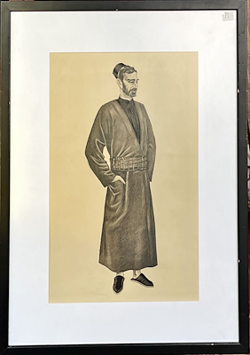 Derviş imzalı tablo — Karışık Teknik, 35×22 cm, 1.000 TL müzayede satışı