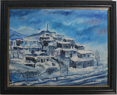 Berrin Duma imzalı tablo — Yağlı Boya, 45×35 cm, 1.100 TL müzayede satışı