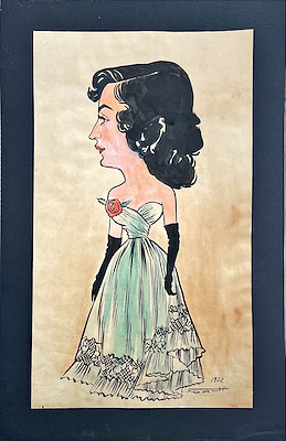 Faruk Alpkurt imzalı tablo — Karışık Teknik, 34×22 cm, 2.500 TL müzayede satışı