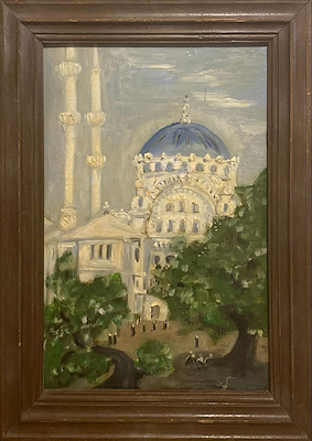 Engin Varol imzalı tablo — Yağlı Boya, 32×48 cm, 2.000 TL müzayede satışı