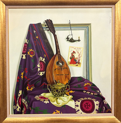 Firdevsi Feyzullah imzalı tablo — Yağlı Boya, 90×86 cm, 35.000 TL müzayede satışı