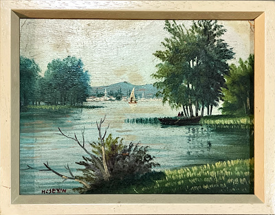 Şarapçı Hüseyin imzalı tablo — Yağlı Boya, 30×22 cm, 4.000 TL müzayede satışı