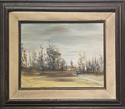 Orhan imzalı tablo — Yağlı Boya, 26×33 cm, 1.000 TL müzayede satışı