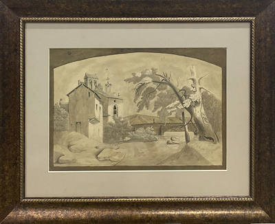 G. Konsbrüek imzalı tablo — 30×42 cm, 1.100 TL müzayede satışı