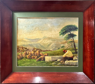 Bahriyeli Kaptan Fahri Efendi imzalı tablo — Yağlı Boya, 60×47 cm, 450.000 TL müzayede satışı