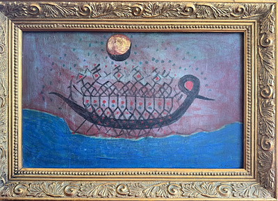 Bedri Rahmi imzalı tablo — Yağlı Boya, 39.5×63 cm, 470.000 TL müzayede satışı