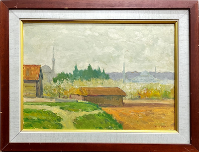 Türker Metingül imzalı tablo — Yağlı Boya, 35×26 cm, 4.000 TL müzayede satışı
