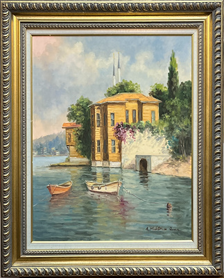 Muhterem Oma imzalı tablo — Yağlı Boya, 60×50 cm, 9.500 TL müzayede satışı