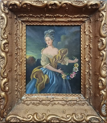 C. H. imzalı tablo — Yağlı Boya, 22×28 cm, 20.000 TL müzayede satışı