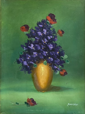 Yavuz İğdeci imzalı tablo — Yağlı Boya, 36×36 cm, 2.000 TL müzayede satışı