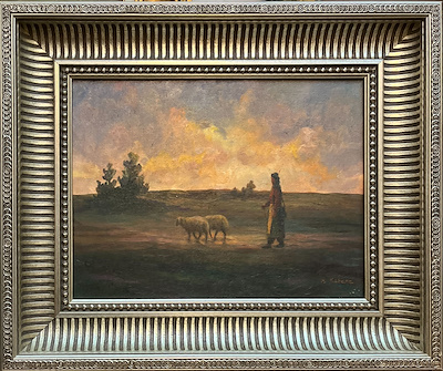 Hüseyin Kebenç imzalı tablo — Yağlı Boya, 40×30 cm, 7.000 TL müzayede satışı