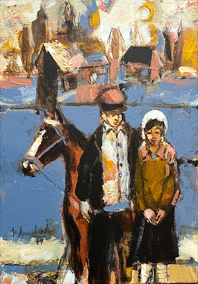 Baran Kamiloğlu imzalı tablo — Yağlı Boya, 35×25 cm, 4.250 TL müzayede satışı