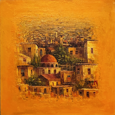 Ali Johar imzalı tablo — Yağlı Boya, 40×40 cm, 4.750 TL müzayede satışı