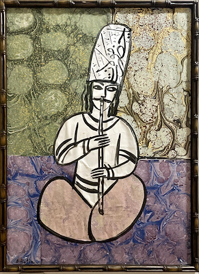 Ahmet Natik imzalı tablo — Sulu Boya, 95×75 cm, 1.800 TL müzayede satışı