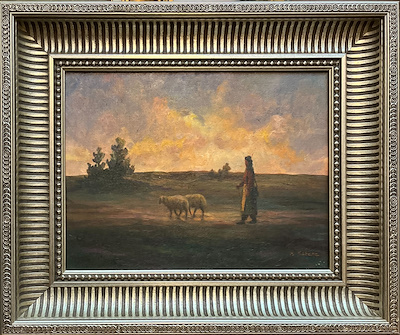 Hüseyin Kebenç imzalı tablo — Yağlı Boya, 40×30 cm, 7.000 TL müzayede satışı