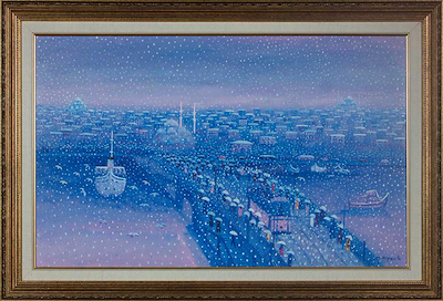Mehmet Arpacık imzalı tablo — Yağlı Boya, 50×80 cm, 45.000 TL müzayede satışı