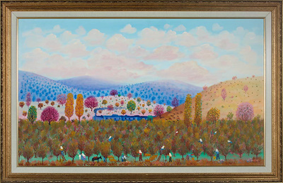 Mehmet Arpacık imzalı tablo — Yağlı Boya, 60×100 cm, 55.000 TL müzayede satışı