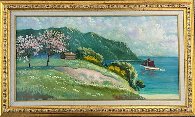 Naci Terzi imzalı tablo — Yağlı Boya, 30×57 cm, 2.000 TL müzayede satışı