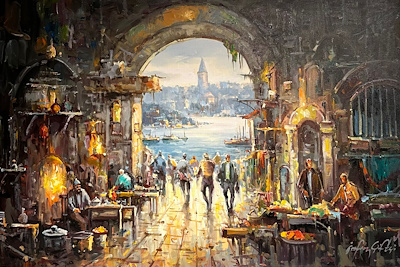İrfan Çiftçi imzalı tablo — Yağlı Boya, 60×90 cm, 6.500 TL müzayede satışı