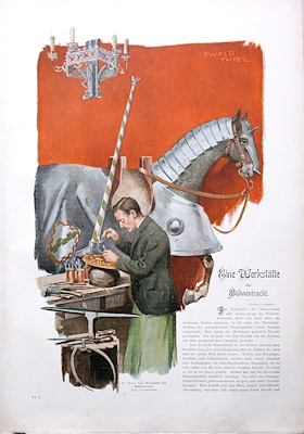 Moderne Kunst In Meister Holzschnitten; 1901 Yılında H. S. Hermann Moderne Kunst In Meister Holzschnitten; 1901 Yılında H. S. Hermann