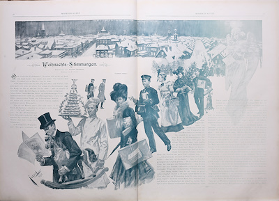 Moderne Kunst In Meister Holzschnitten; 1901 Yılında H. S. Hermann