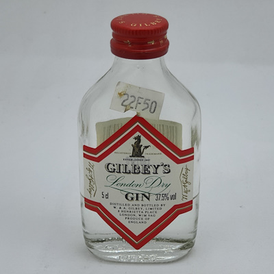 GILBEY'S LONDON DRY CİN 5CL. (İNGİLTERE) - AÇILMAMIŞ-KOLEKSİYON