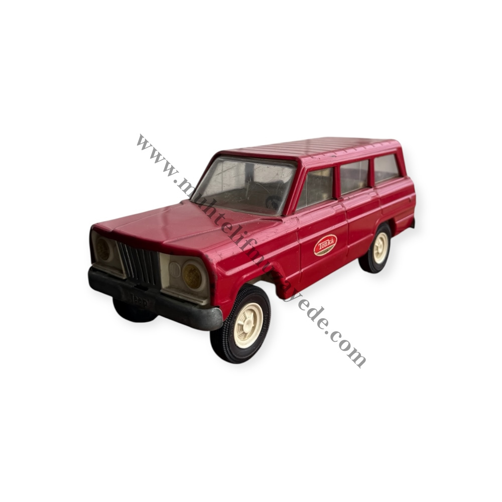 Oyuncak-Tonka Oyuncak Araba Üretimi 1960'lar Dönemi Kırmızı Jeep