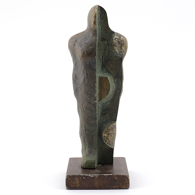 AYHAN YILMAZ (d.1965)-Bronz heykel, imzalı, edisyon no 1/5, 2004