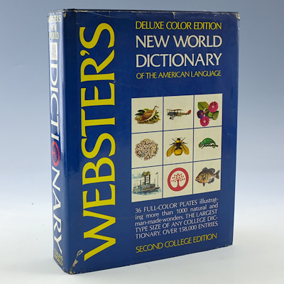 WEBSTER'S NEW WORLD DICTIONARY OF THE AMERICAN LANGUAGE-Deluxe