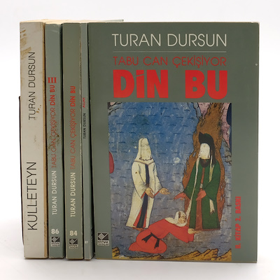 5 TURKISH BOOKS BY TURAN DURSUN-Turan Dursun, Din Bu 1.( 2. baskı