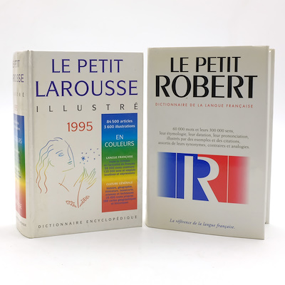 2 DICTIONARIES (FRENCH)-Le Nouveau Petit Robert Dictionnaire