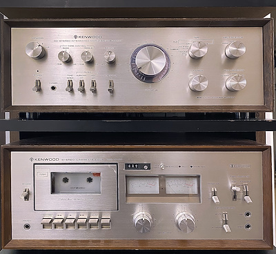 KENWOOD MUSIC SET-Kenwood, 1970s. Cassette recorder (KX-830