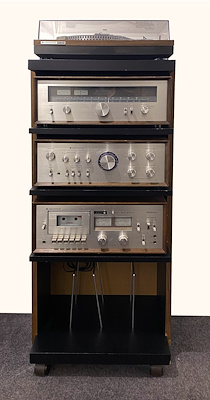 KENWOOD MUSIC SET-Kenwood, 1970s. Cassette recorder (KX-830
