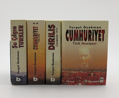 TURGUT ÖZAKMAN, 4 ADET KİTAP (TÜRKÇE)-Diriliş, Çanakkale 1915